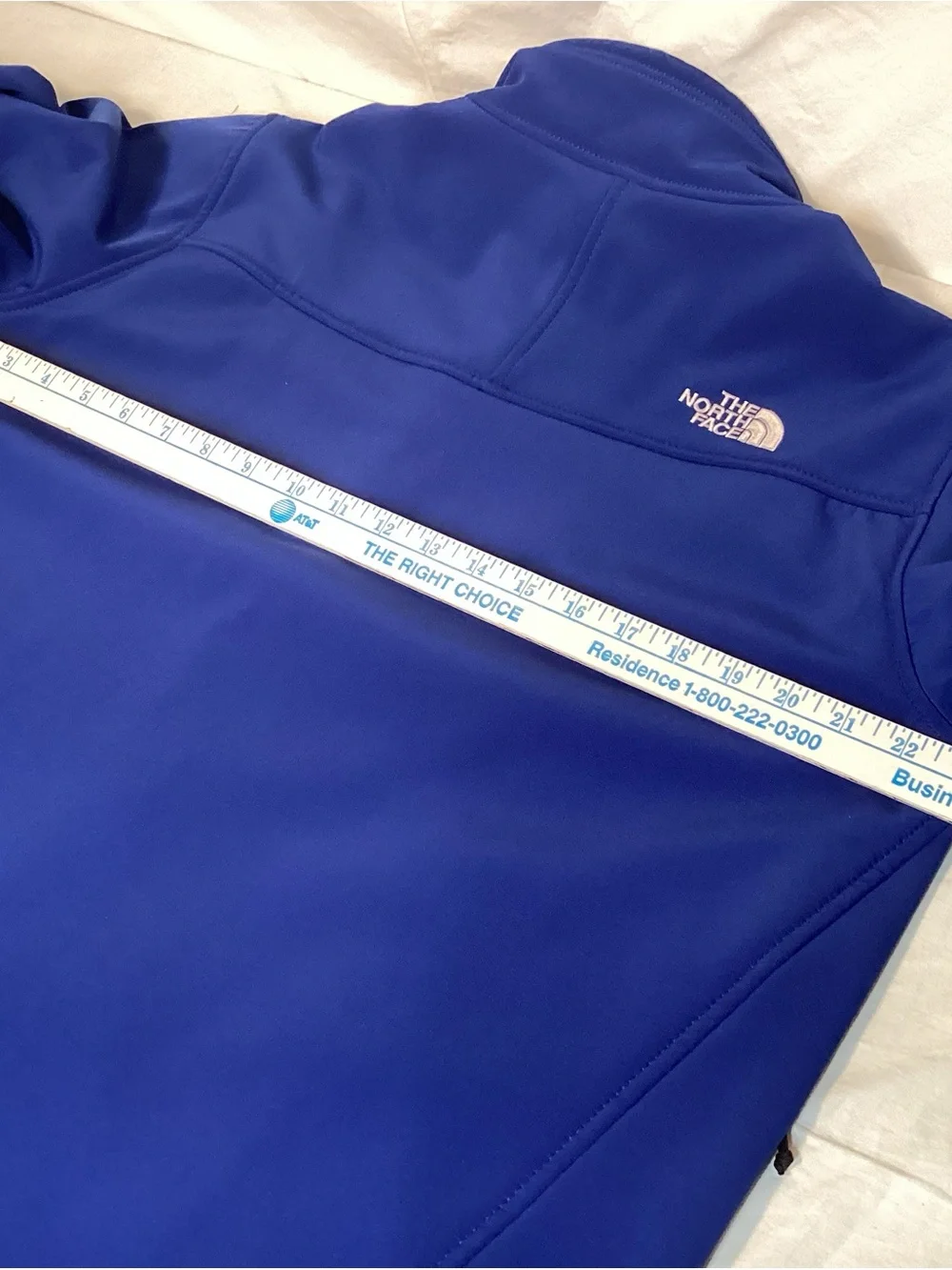 The North Face Men’s Polar Tech Windbloc Royal Blue Full-Zip Jacket Size Large